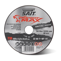 SAIT PowerMax Cutting Disc 125 x 1.0 x 22 ZZ60T