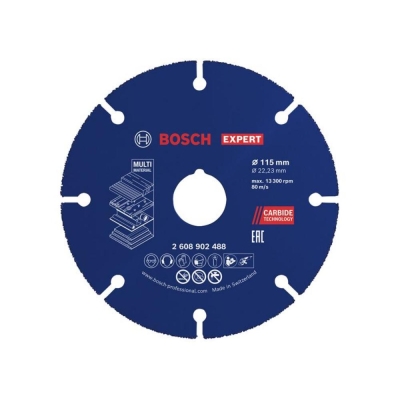 BOSCH   EXP CARBIDE MULTI CUT DISC 115MM