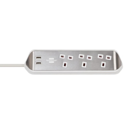 B/STUHL CORNER EXTENSION LEAD 3-WAY WHITE INLAY