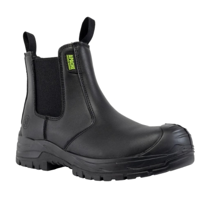 Apache Brooks Recycled Leather Black Dealer Boot