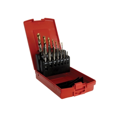DORMER  A002 DRILLBITS & E500 HSS MC TAP SET
