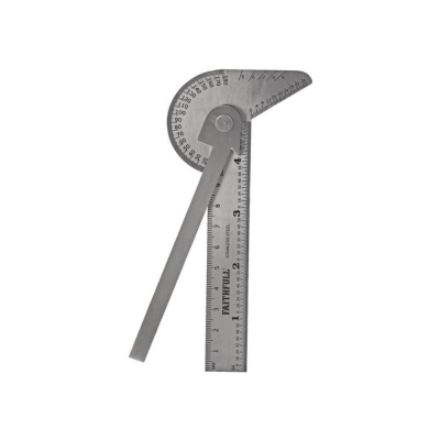 FAI/FULL MULTI PURPOSE ANGLE PROTRACTOR 100MM