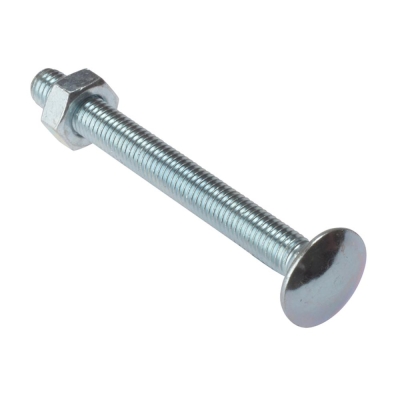 F/FIX   CARRIAGE BOLT & NUT ZP M10 X 110 BAG10