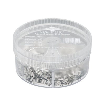 KNIPEX  ASSORTER BOX WITH 1,900 WIRE FERRULES