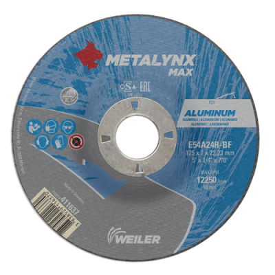 Metalynx ALUMINIUM Grinding Disc 125 x 7 x 22 A24R