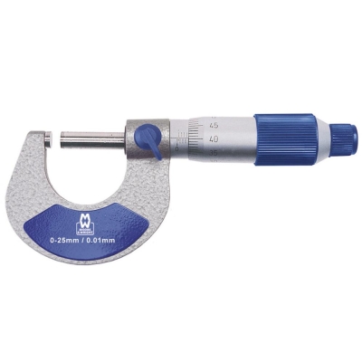 M/WRIGHT EXTERNAL MICROMETER 0-25MM/.01MM RES