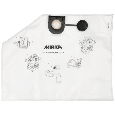Mirka Dust Bag Fleece for DEXOS 1217, 5/Pack