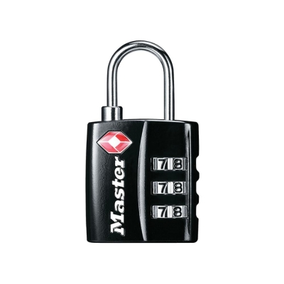 M/LOCK  TSA BLACK PADLOCK 30MM - 3 DIGIT COMBI