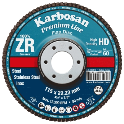 Karbosan ZR Premium Flapdisc 115 x 22 P40