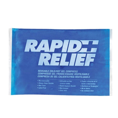 REUSABLE HOT/COLD GEL COMPRESS C/W CONTOUR GEL 4Inchx 6Inch