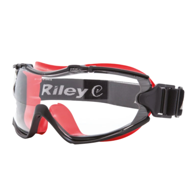 Riley Velia Wide FOV Safety Goggle with Clear Impact Resistant Lens