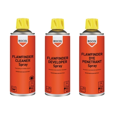 ROCOL   FLAWFINDER SYSTEM KIT (3 X AEROSOLS)