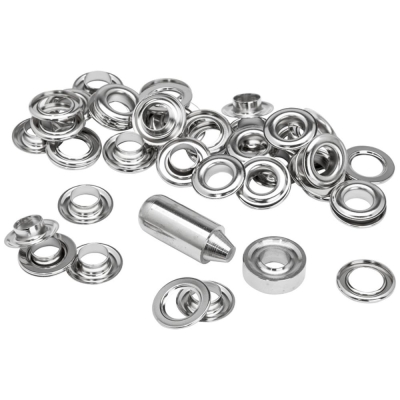 RAPID   GROMMETS 10X21MM (25) + 2 METAL TOOLS