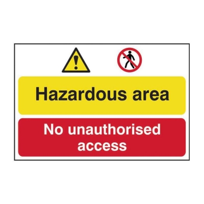 SCAN    HAZARDOUS AREA / NO UNAUTHORIZED ACCESS