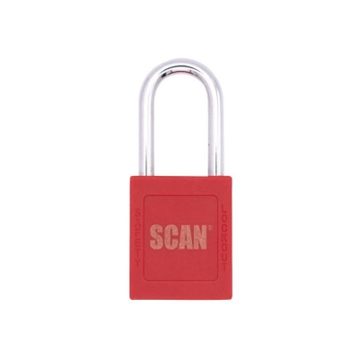 SCAN    PADLOCK LOCK OUT RED