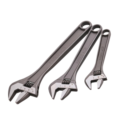 BAHCO   3PC ADJUSTABLE WRENCH SET - 6, 8 & 10IN
