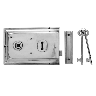 YALE    P334PB RIM LOCKS BRASS CARDED