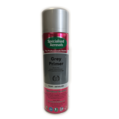 Aerosol 500ml Grey Primer Paint